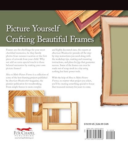 How to Make Picture Frames: 12 Simple to Stylish Projects from the Experts at American Woodworker (Fox Chapel Publishing) Matting, Mounting, Router Moldings, Table Saw Frames without Jigs, and More - Image 2