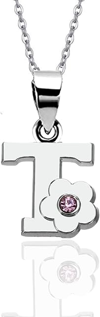 JennyWrenJewels Initial Letter A-Z Pendant Necklace | Gifts for girls birthday, christmas, party | Jewellery Gift for daughter, niece, friend, sister