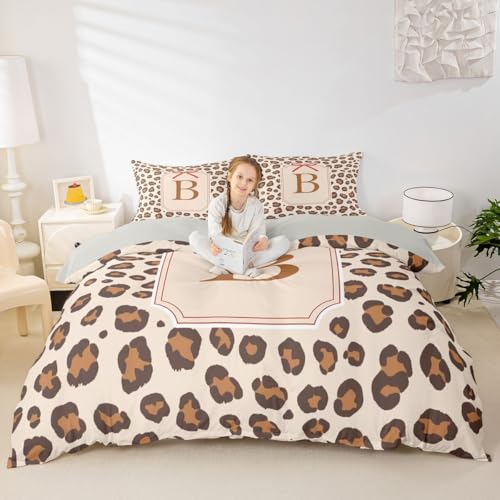 Microfibre Léopard Parure de Lit au Toucher Soyeux et Durable - 5