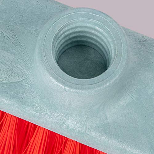 La Briantina Francesina Innenraumbesen für alle Böden im Haus, mit gefederten Borsten, Universalgriff