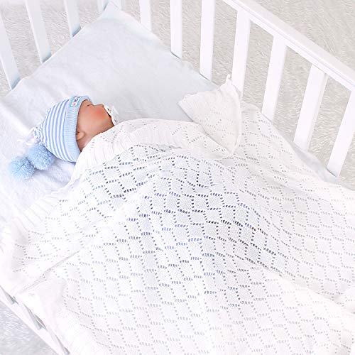 Odot Coperta Bimbo in Maglia per Bambino, Soffice