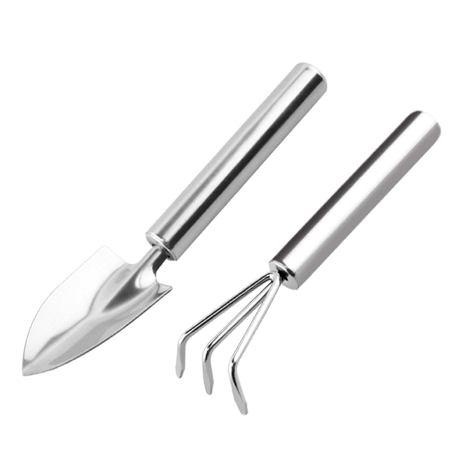 QIAOLIDA Practical Miniature Stainless Steel Hand Rakes For Bonsai Flowers Potting Soil Weeding And Gardening With Ergonomic Hand