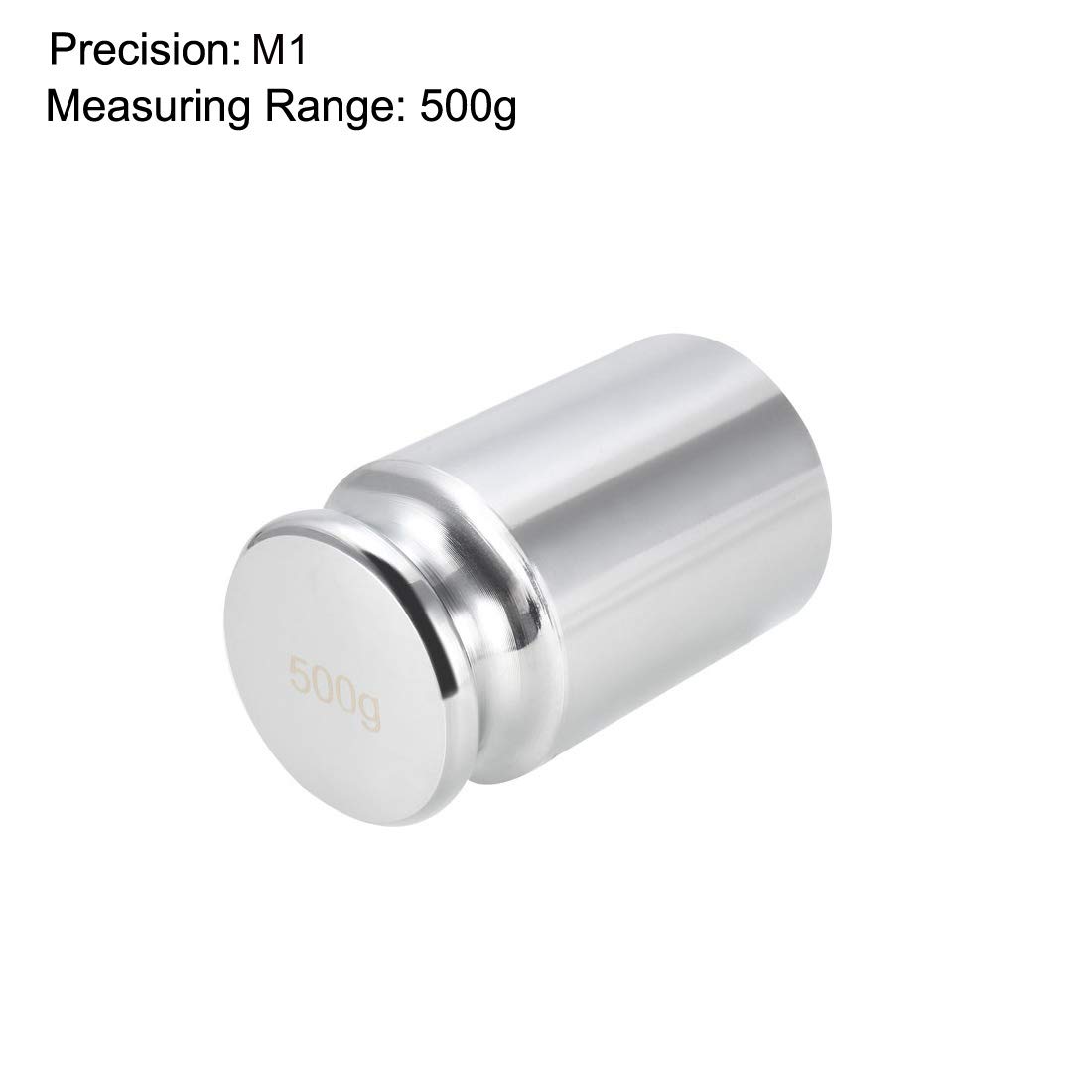 sourcing map 2pcs Gramm Kalibriergewicht 500g M1 Präzisionsstahl verchromt Digitalwaagen