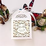 Saitec 50pcs Owl baby shower candy box birthday party decorations kids souvenirs-baby-shower gift bo