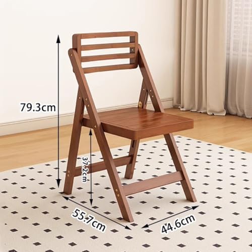 Chaise d'appoint pliante en bambou : solution gain de place pour studio - 3