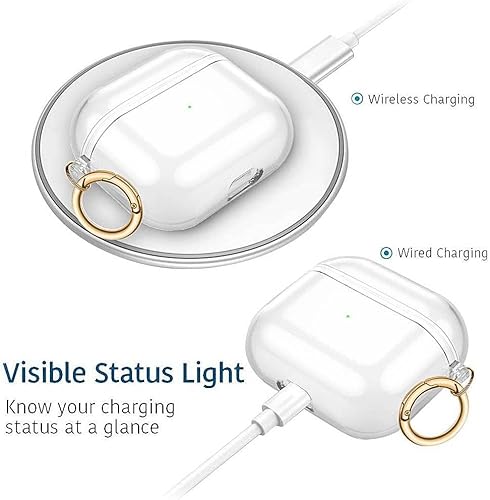 Miniatura 5 de SaharaCase Hybrid-Flex Series - Funda y kit para Apple AirPods 3 (3 generación 2021) Robusto Protección de cuerpo completo Antideslizante Agarre