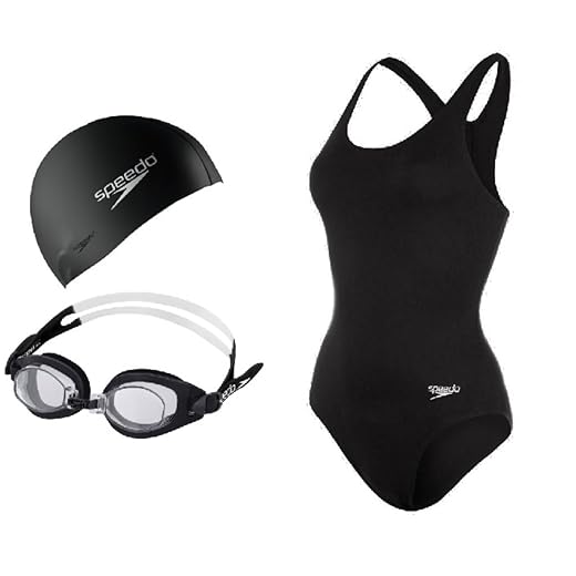 Kit Natação Speedo Maiô Cross + Óculos Freestyle + Touca Flat Silicone
