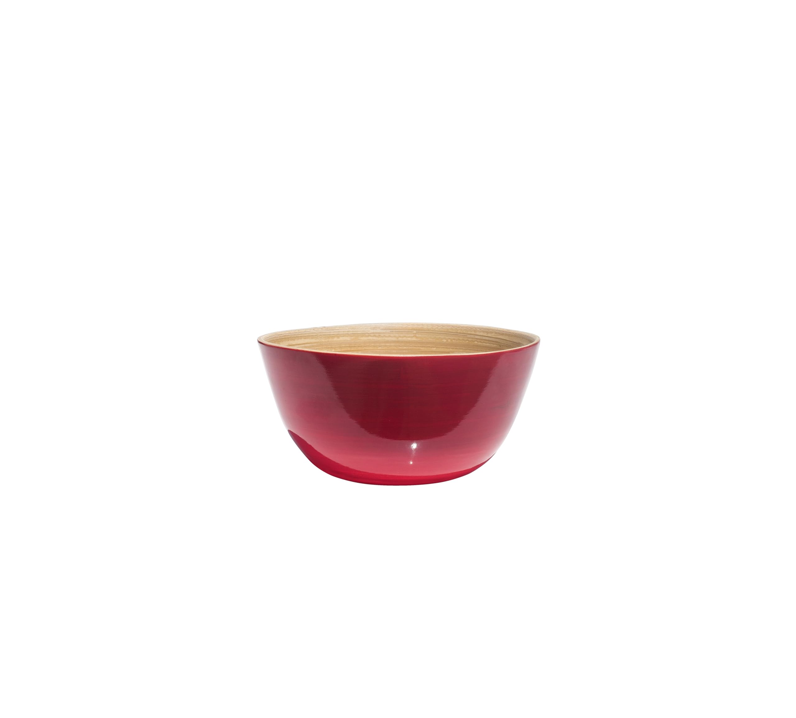 IBILI Bowl Bamboo Natural Cherry Gloss 15X6