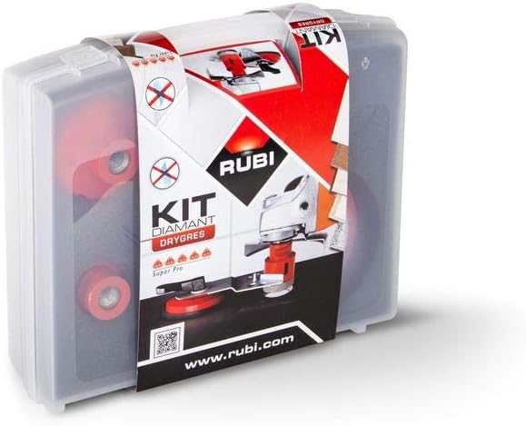 RUBI50936 drygres – Pack of 5 Drill Bits,grey