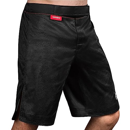 Hayabusa Hexagon BJJ Shorts - Black, Medium