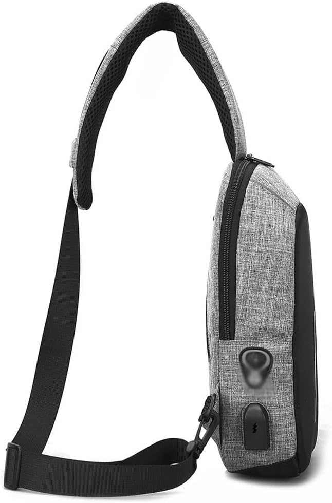 Phone Bag Men's Leather Chest Bag Crossbody Bag Top Layer Cowhide Men's Shoulder Bag Mini Bag