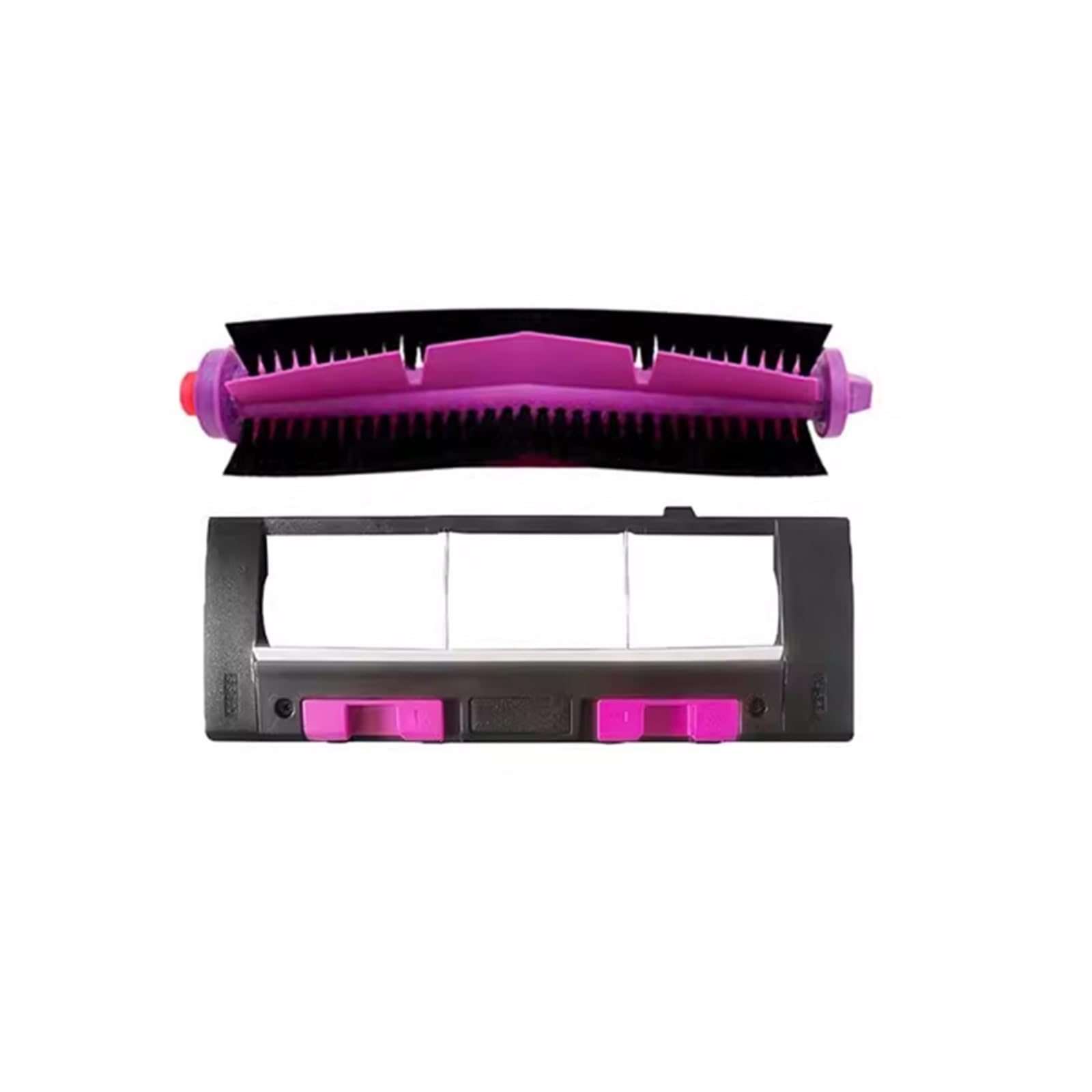 OFNYLSSCGJ Robot Vacuum Cleaner Main Roller Brush Cover Or Brush，Compatible For Midea， V10 V12 W11 Parts(1set)