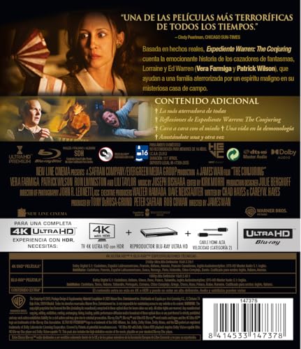 Portada Expediente Warren Blu-ray