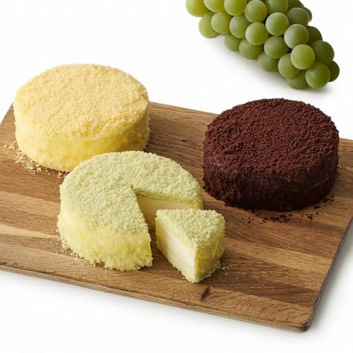 【ルタオ LeTAO】[3個セット] ドゥーブルフロマージュ ショコラドゥーブル ナイアガラドゥーブル～余市産ナイアガラ～ 各1個 直径12㎝ チーズケーキ チョコレートケーキ ぶどう 冷凍ケーキのサムネイル