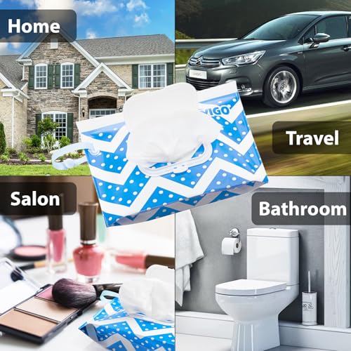 Lenços removedores de maquiagem com estojo