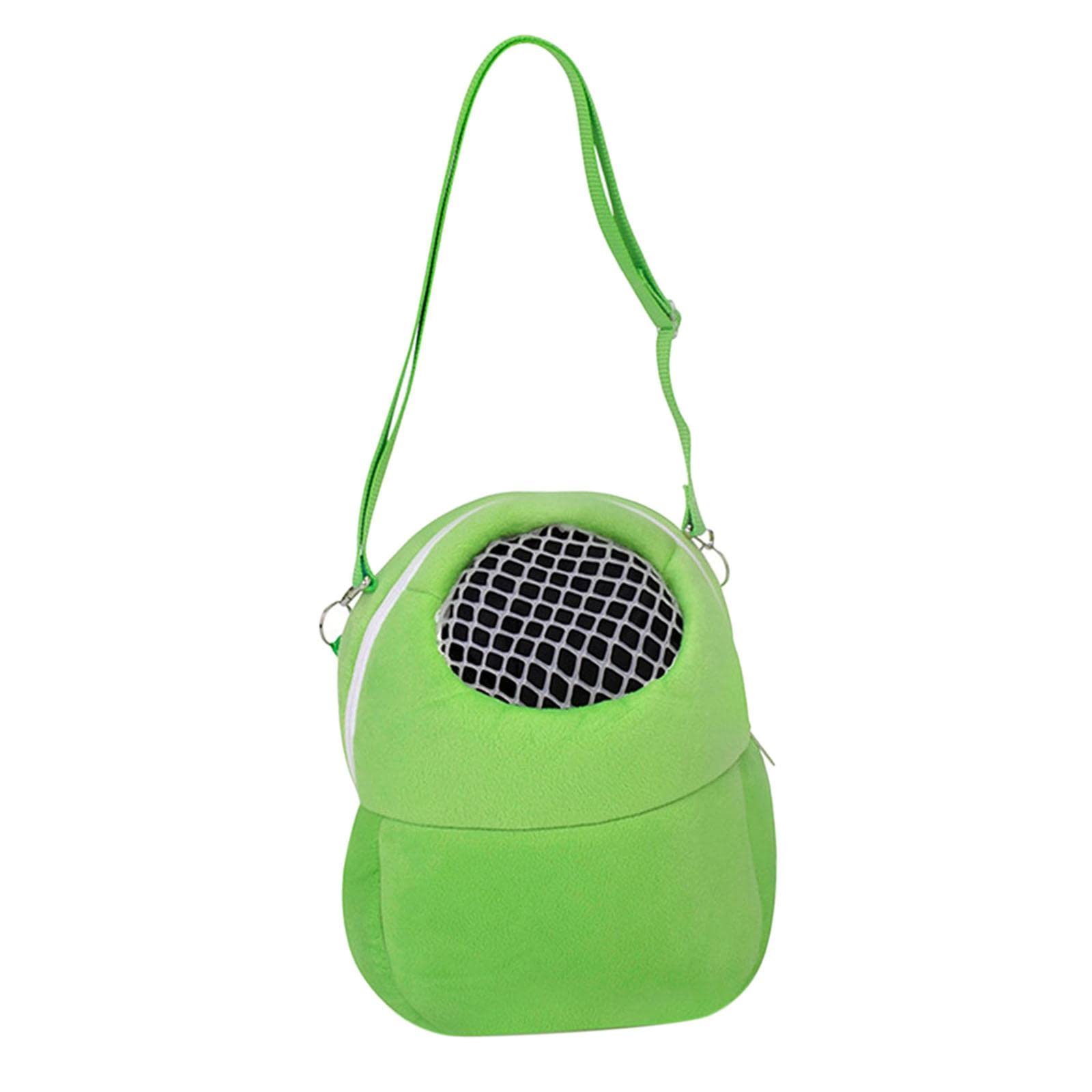 Pet Small Animal Carrier Bag Travel Warm Cage Hamster Pouch Green 17X14Cm Pet Supplies|Small Animal Supplies|Carriers & Crates-image-42