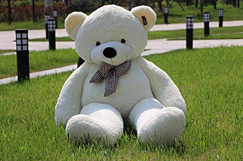 Joyfay großer Teddybär Riesiger Plüsch bär Stofftier Riesen Teddybären XXXL (200 cm, Weiß) – Bild 3