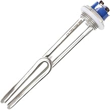 Elemento de aquecedor de água Aquecedor de imersão 32mm fio 380V caldeira elétrica caldeira de imersão aquecimento de água elemento 1kw / 2kw / 3kw / 4kw Densidade alta watt.