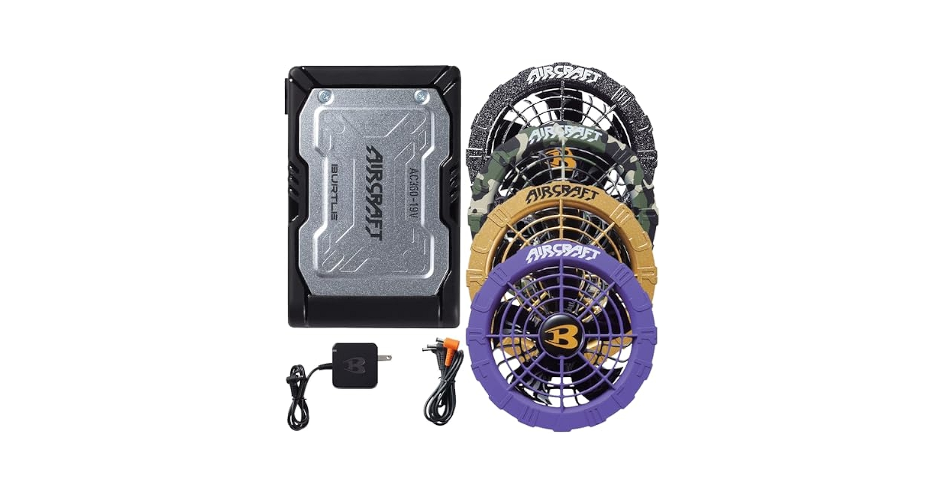 Amazon.co.jp: BURTLE Aircraft Battery Fan Set AC360 Li-ion