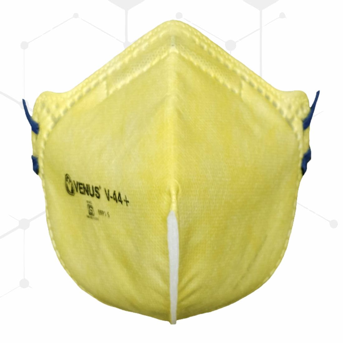 VENUS V-44+ FFP1S ISI Approved Unisex Anti-Pollution Fold Flat Head Loop Fitting Yellow Face Mask, Skin Comfort Layer, Protection against Sub-Micron Particles & Fine Dust, Micro Fine Filters (B0CQ7G73C1) Amazon Price History, Amazon Price Tracker