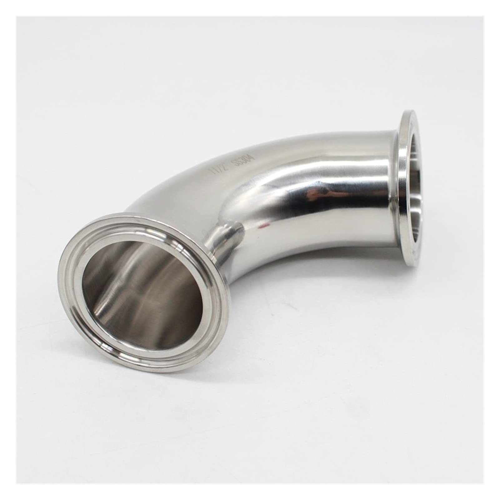 YANGQI yaoqijie Three Clip Codo de Acero Inoxidable SS304 316L 90 Codo de Grado 19MM-102mm Accesorios de pellizco caseros 3/4 "1" 1.5 "2" 2.5 "3" 4" Lasting