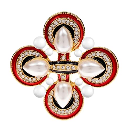Broches vintage perles et strass pour sublimer une tenue de mariage ou un costume rétro
