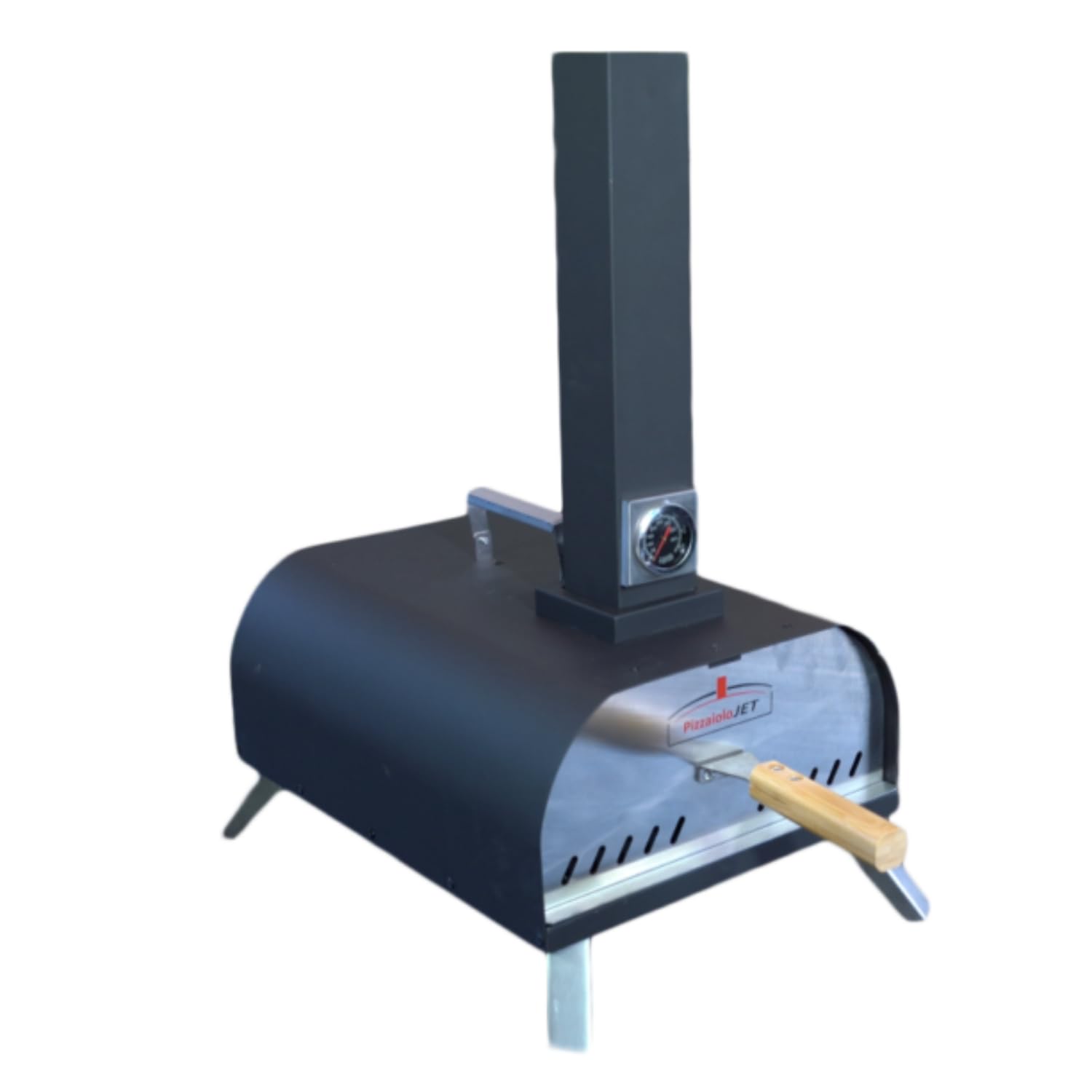 PizzaioloJet Forno per Pizza a Pellet - Compatto e Portatile, Barbecue Pizza con Pietra refrattaria