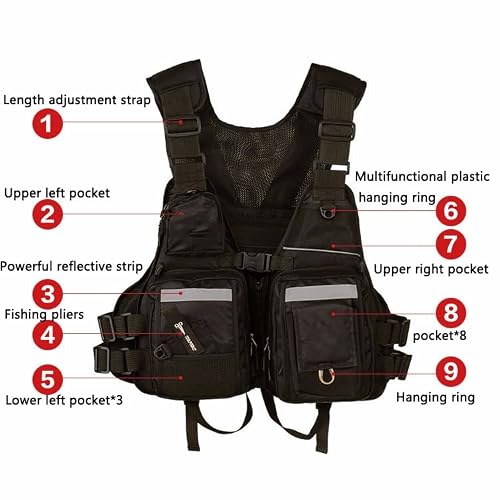 Foto von MTSS Schwimmweste Erwachsene Feststoff Auftriebsweste Rettungsweste Kajak Schwimmhilfe Sicherheitsjacke Kajakweste Für Stand Up Paddling Board Bootfahren Wassersport Schnorchelweste Black