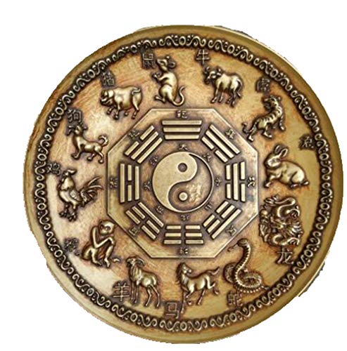 Plaque de cuivre Feng Shui en laiton pour repousser les énergies négatives