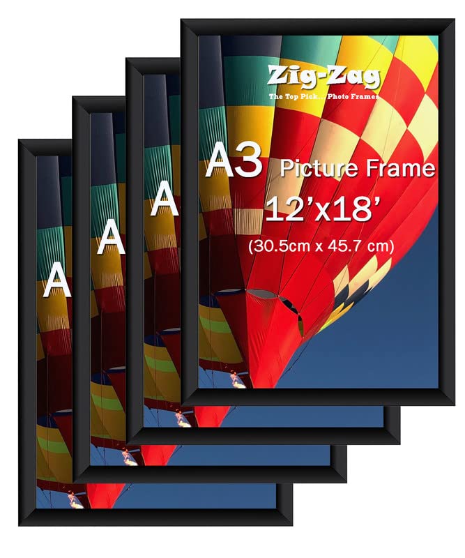 zig zag A3 Size Photo Frame For Document, Photo, Quote,Certificate Wall