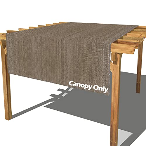 Catálogo para Comprar On-line Telas para toldos - los más vendidos. 47 Alion Home Outdoor - Toldo de tela para pérgola, permeable de polietileno de alta densidad con ojales (10 x 14 pies, nogal)