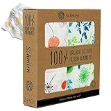 Muslin Baby Swaddle Blanket Set: Large Cotton Gender Neutral Swaddling Blankets