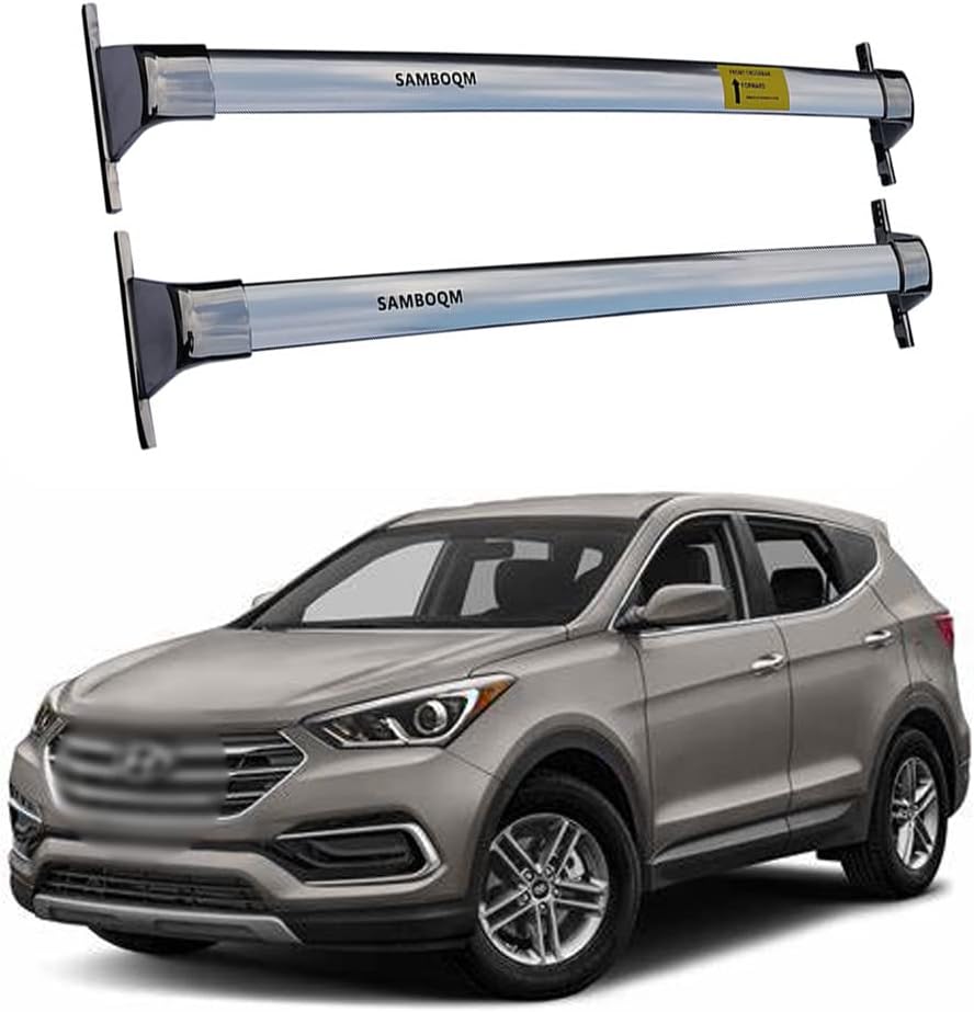 Amazon.com: Crossbar Roof Rack Fits for Hyundai Santa Fe Sport 2013 ...
