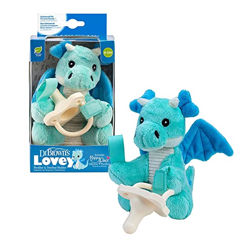 Dr. Brown's Dragon Lovey and HappyPaci Pacifier Set #TOP9