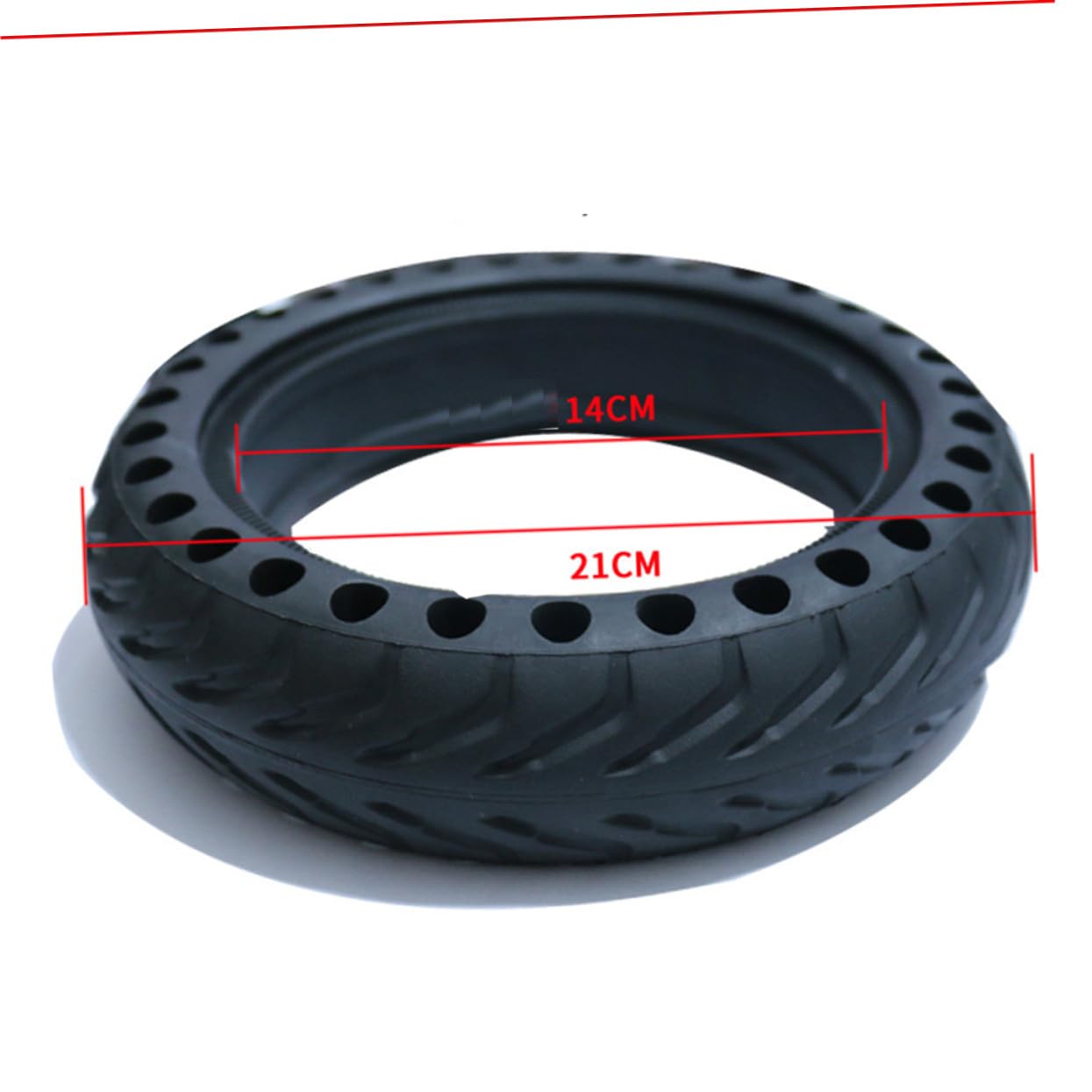 8,5 Pneu Noir Nid à Électrique D'abeille de Trottinette Pouces