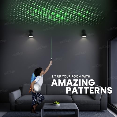 Image of Zest 4 Toyz Laser Light Presentation Pointer Dual Long-Range 5000m Beam Handheld Laser Suitable for Camping Pet Toy Disco Light Adjustable Heads with Carrying Case Battery Powered for Kids and Adults