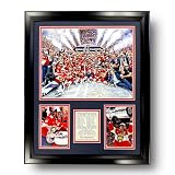 Florida Panthers 2024-2025 Stanley Cup NHL Champions | Collectible Ice Hockey Memorabilia | Framed Picture & Photo Collage Gift, Man Cave Wall Art, Home Décor (Posed on Ice, 18"x22")