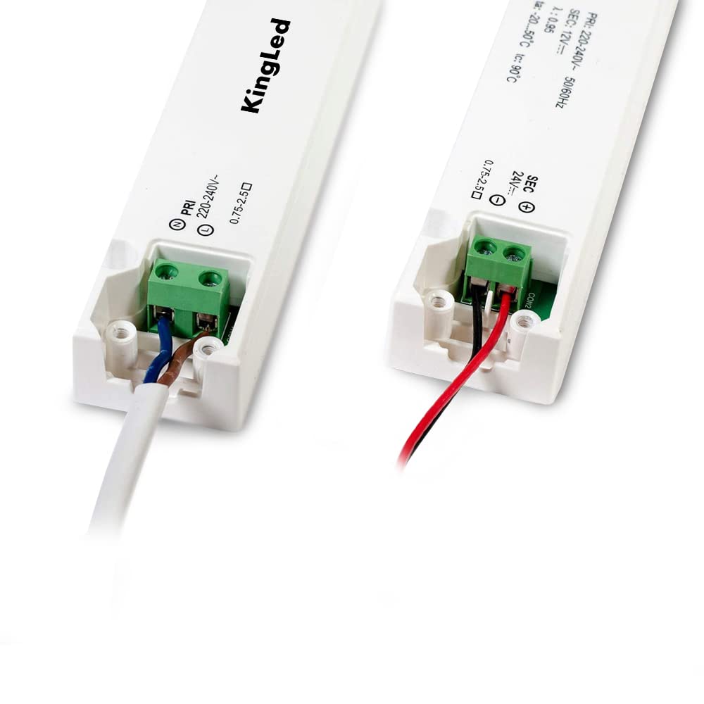 Kingled - Alimentatore Modello Actec LT-75-24 Driver 75W DC 24V Ultra Slim Lineare Idoneo Installazione su Legno e Cartongesso per Strisce Led