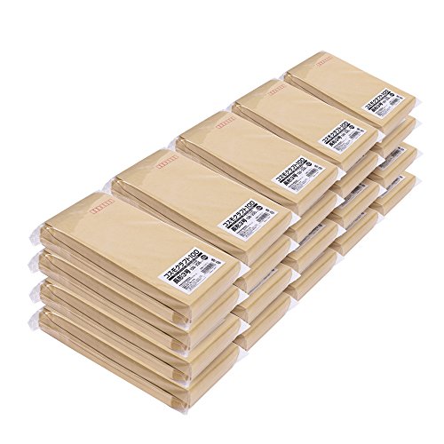 クラフト封筒 長形3号 A4ヨコ3つ折 テープ付 2000枚 59605の商品画像（Amazon）