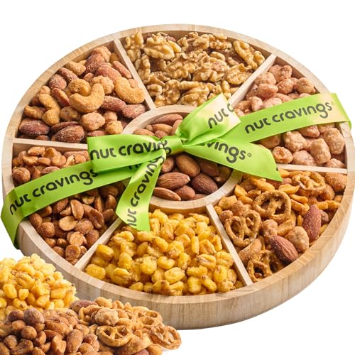 NUT CRAVINGS - Mixed Nuts Gift Basket (7 Assortments)