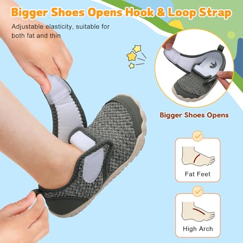 FEETCITY Kids Barefoot Shoes Boys Girls Kids Sneakers Walking Shoes Zero Drop Minimalist Sneakers School Shoe Outdoor4