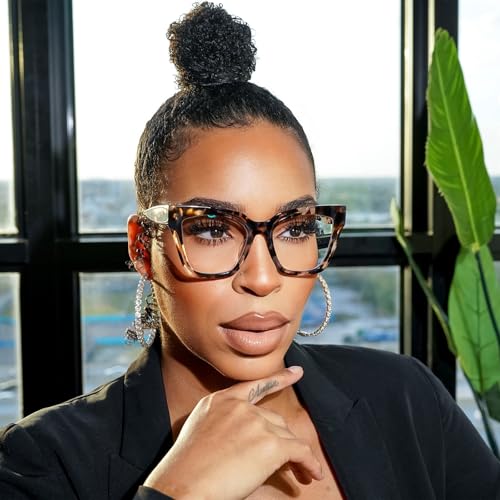 Image of Zeelool Vintage Cat Eye Blue Light Blocking Glasses for WomenDomena ZJGA814740-03 Tortoise