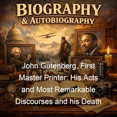 『John Gutenberg, First Master Printer: His Acts and Most Remarkable Discourses and his Death』のカバーアート