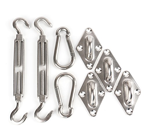Bekith Super Heavy Duty Square Shade Sail Hardware Kit