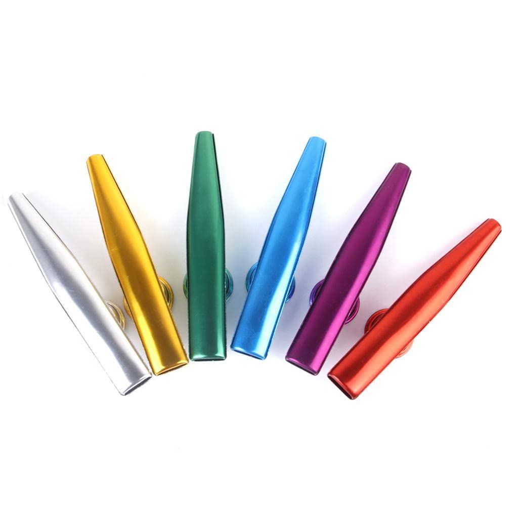 Kazoo　559 Kazoo Professional Metal Musical Instrument With 5 Extra Membranes