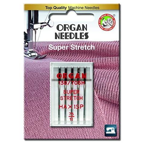 Organ Overlocker/Serger/Sewing Machines Needles HAx1SP Super Stretch Cover