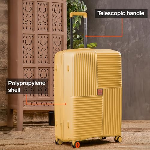 Nasher Miles yellow travel bag – image 2