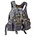 Bassdash Strap Fishing Vest Adjustable for Men and Women, for Fly Bass Fishing and Outdoor Activities Army Green