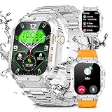 【Schermo Gigante da 1,96 pollici e Multifunzione】Questo smartwatch da uomo con uno schermo gigante da 1,96 pollici è dotato di un display touchscreen IPS ad alta definizione con una risoluzione di 320*386, offrendo un'ottima esperienza visiva e tattile. Lo orologio smartwatch uomo bluetooth offre numerose funzionalità, come il supporto per diverse lingue, allarmi, promemoria per rimanere attivi, previsioni meteorologiche, cronometri, promemoria per idratarsi, controllo della musica, ecc.