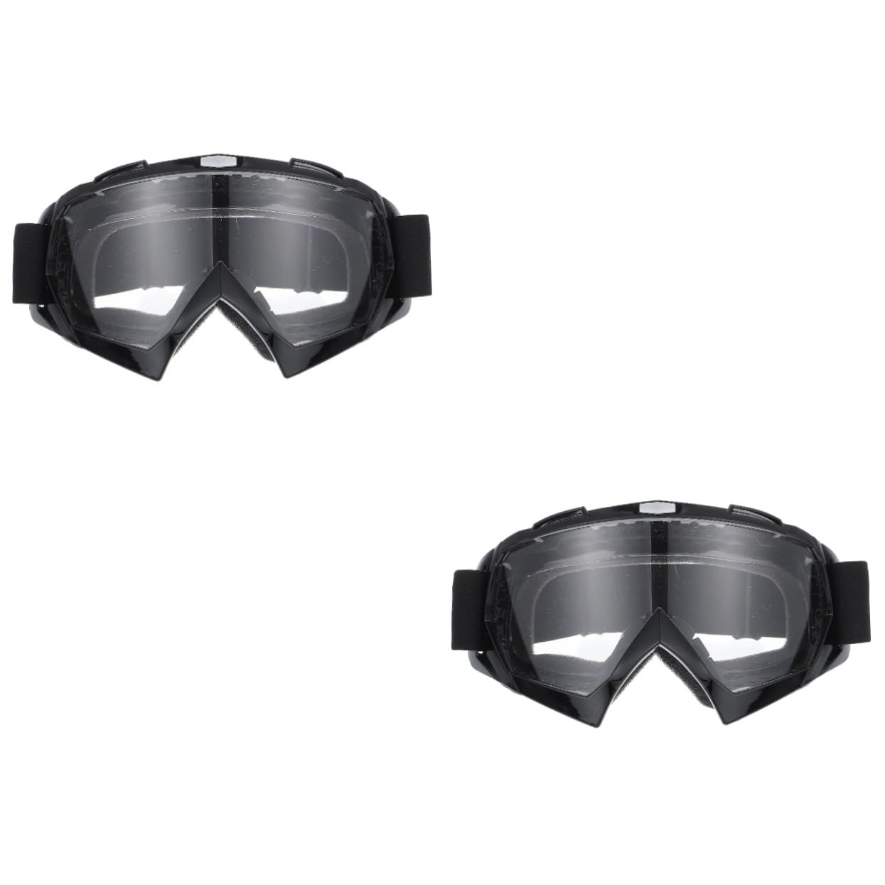 Gatuida 2pezzi Occhiali Da Ciclismo Antivento Occhiali Sportivi Tpu Protezione Per Occhi Inverno Per Ciclismo e Attività Outdoor Anti-fog e Splash